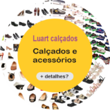 Pesquisando ofertas? Click no link IR AO SITE para verificar no site, rede social ou catálogo da loja. Luart calçados.